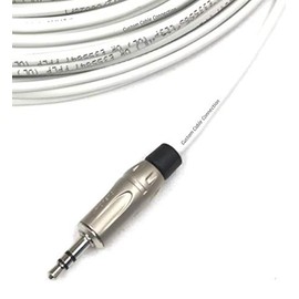 Custom Cable Connection 50 Foot 3.5mm (1/8 inch) Stereo Male to Blunt Plenum CL3P Cable