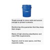 5 Gallon Blue Plastic Buckets | 3 Pack | HDPE