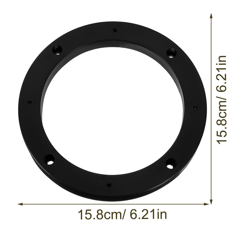 GRIRIW 5-inch Car Speaker Spacer Ring Plastic Speaker Adapter for
