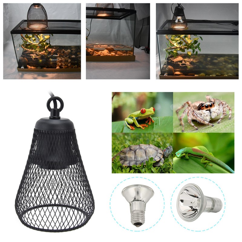 Reptile Lampshade Timed Lightweight Hangable Multifunctional Lightweight Heater Guard