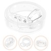 PACKOVE 3pcs Elegant Transparent Waist Belt for Women Fashion Decorative