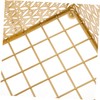 Ciieeo Elegant Metal Storage Basket Multi-Function Organizer for Makeup Cosmetics