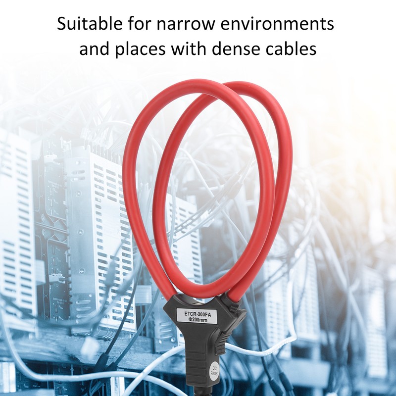 ETCR-200FA Flexible Coil Current Sensor Multifunctional AC Leakage Current Sensor