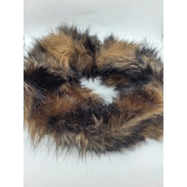 Merona Dark Brown Faux Fur Snood - One Size - Cozy Elegance for Winter Chic by Merona