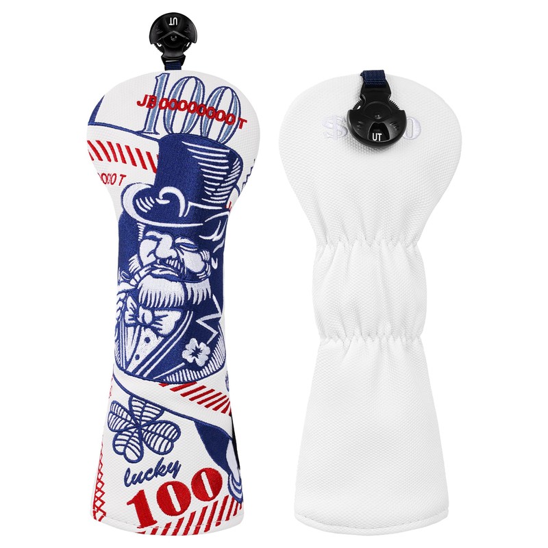 Golf Club Head covers Hybrid Utility Rescue with Interchangeable Number