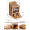 Squirrel Feeder for Outside, Thickened Wooden Squirrel Feeder Platform, Funny