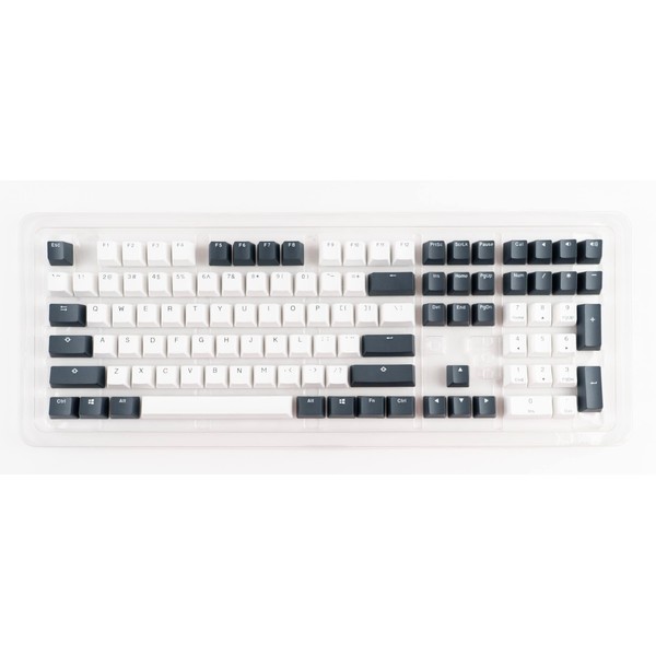 108 Key PBT Double Shot Tuxedo OEM Profile Keycap Set