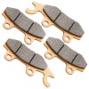 Caltric Front Right & Left Brake Pads For Kawasaki Mule