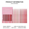 DENESTUP 12 Pcs Lip Liner Combo,Lip plumper and long-lasting Wear