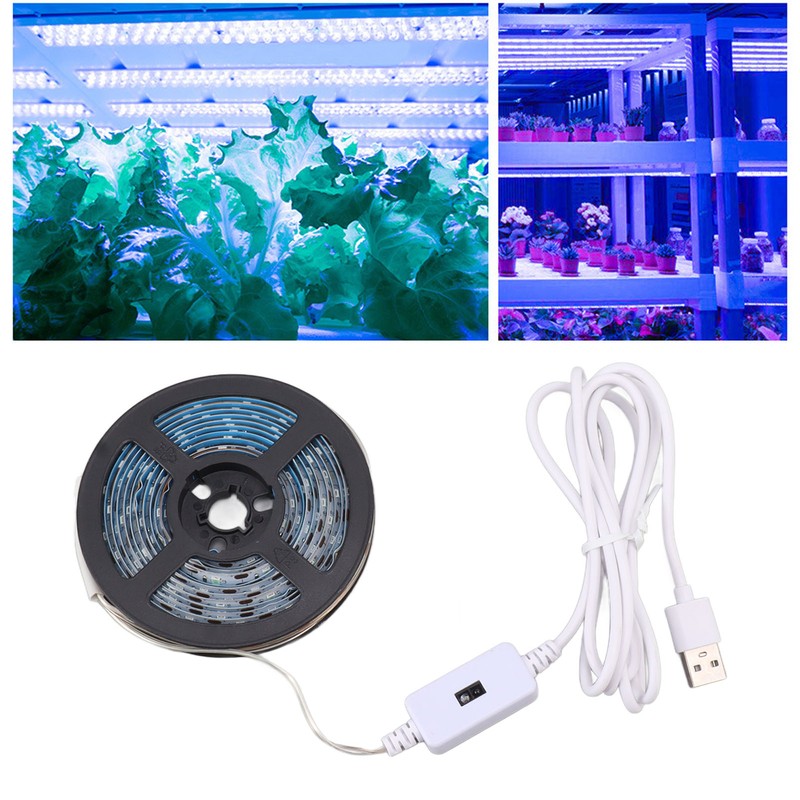Plant Growth Lamp LED Spotlight USB Full Spectrum Adjustable Flower