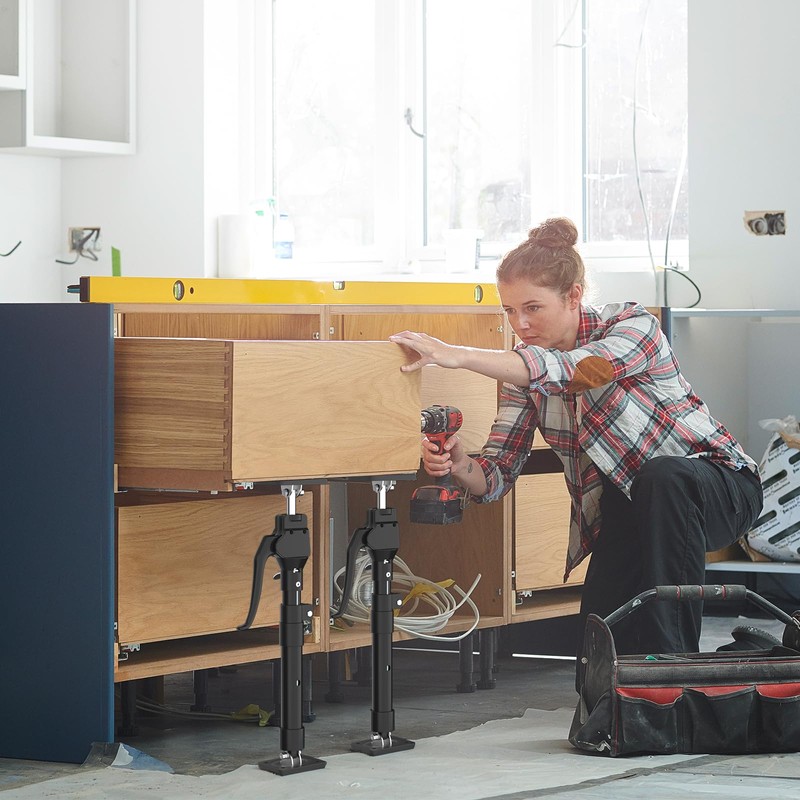 OUTIMATE Third Hand Support Pole Heavy Duty, Cabinet Jacks for