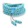 Stretchy Mala Wrist Wrap Yoga Bracelet with 108 Healing Mala