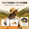 TOP-EX Safari Hat, Adventure Hat, Foldable, Boonie Hat, Stylish, Fishing