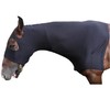 Majestic Ally Horse Stretch Lycra Zip Up Hood Black Small