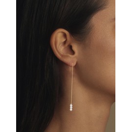 Stud Gold Pearl Hoop Drop Earrings For Women Trendy Jewelry Set Cute Freshwater Cultured Hypoallergenic Pearl Dangle Huggie Hoops Earring Birthday Christmas Mom Wedding Gifts For Women