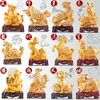 BOYULL Large Size Chinese Zodiac Tiger Golden Resin Collectible Figurines