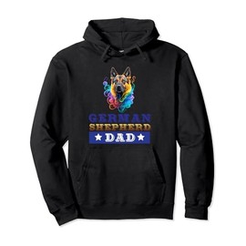 German Shepherd T-shirts for Men German Shepherd Dog Owner Pullover Hoodie