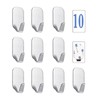 Kiemeu Small Self Adhesive Hooks for Hanging Heavy Duty Stick