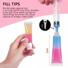 Codreamauto Contenedor Envase Tubos Vacios Lip Gloss 15ml Por 50