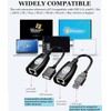 USB Extender Over RJ45 Cat 6/5/5e Adapter, RJ45 Ethernet Splitter