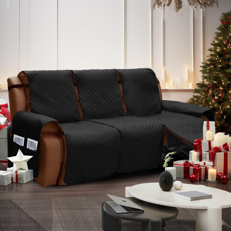 XINEAGE Water Resistant Recliner Cover, 3 Seat Sofa Covers with