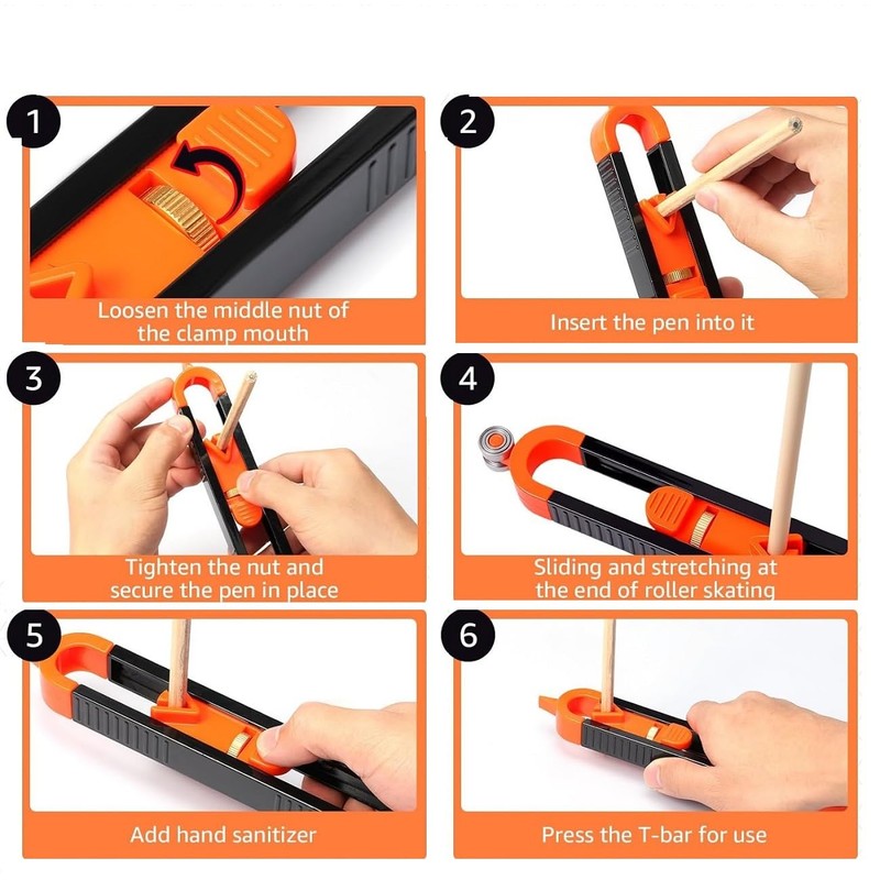WADY 1PCS Precise Contour Gauge with Pencil Slot Profile Tool