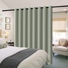 H.VERSAILTEX 100% Blackout Patio Curtains Thermal Insulated Curtains for Sliding