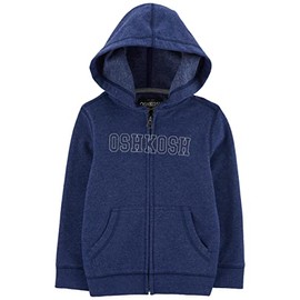 OshKosh B'Gosh Boys' Logo Hoodie, Indigo Blue, 24 Months