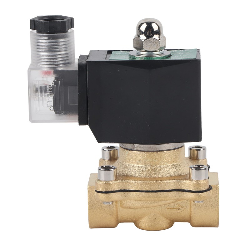 G1/2 Inch Brass Solenoid Valve Water Pressure Normal Closed Direct