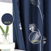 Estelar Textiler Blackout Curtains Grommet 96 Inches Long Elegant Silver