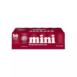 Dr. Pepper Mini Cans (7.5 Fluid Ounce, 30 Pack)
