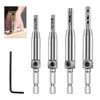 4 Pcs Self Centering Drill Bit, Hinge Drill Bit Set