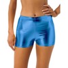 P&R DANCEWEAR LTD Girls Shiny Metallic Shorts - Hot Pants