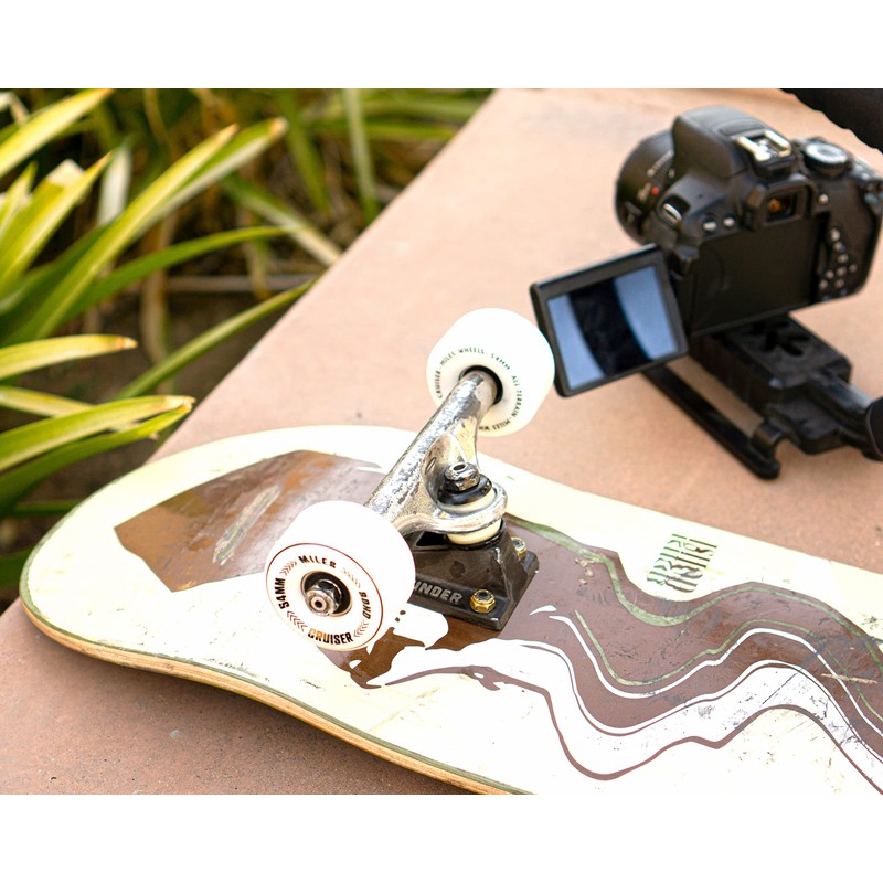 Miles Skateboard, Soft Wheels, 80HD, 2.1 inches (54 mm), City