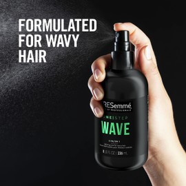 TRESemmé One Step 5-in-1 Leave-In Hair Styling Mist for Wavy Hair Wave Defining Mist Hair Care Product to Enhance Natural Waves 8 oz