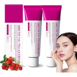 Crema Arbutina 7% Aclara Manchas Oscuras Hidratante, 50 G *2