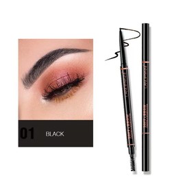 Precision waterproof eyebrow pencil double-head automatic professional makeup eyebrow thin pointed eyebrow 4 colors (#001)