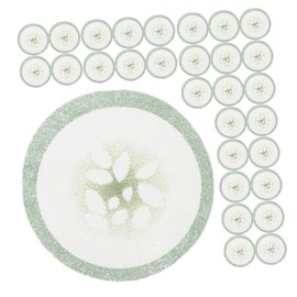 minkissy 400 Pcs Cucumber Eye Mask Skin Care Tools Blindfold Eye Skincare Pads Eye Care Patches Eye Patches Eye Care Tools for Women Eye Pads for Eye Care Women Eye Masks Non-woven Fabric