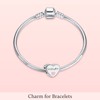 EZ Tuxedo Goddaughter Heart Charms 925 Sterling Silver Bead with