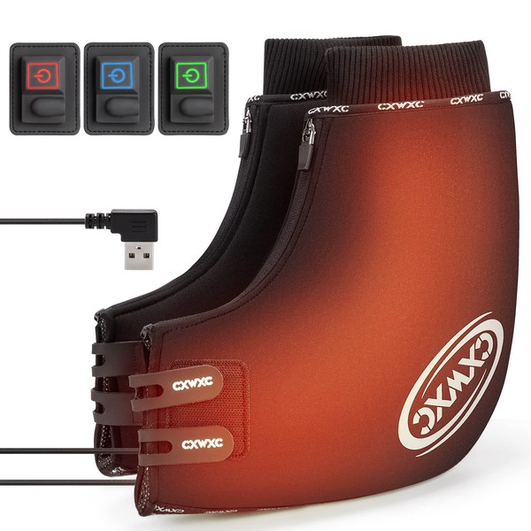 CXWXC Bicycle Steering Wheel Cover, Electric Heating, Windproof, Retroreflective, Waterproof,