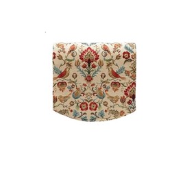 Classic Home Store Flower & Birds Polycotton Single Chairback Sofa Furniture Antimacassar (Cream)