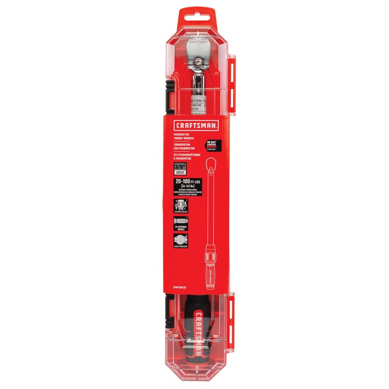 CRAFTSMAN Torque Wrench, 3/8" Drive (CMMT99433)