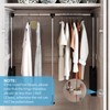 WYJREES Pull Down Closet Rod, Pull Down Clothing Rod for