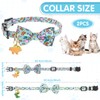 2 Pack Cotton Cat Collar for Soft Breakaway, Kitten Collar