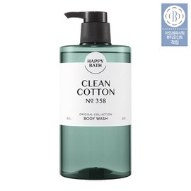 Happy Bath [NEW] Happy Bath Original Collection Cotton Body Wash 910g 1 Pack / [NEW] 해피바스 오리지널 컬렉션 코튼 바디워시 910g 1입