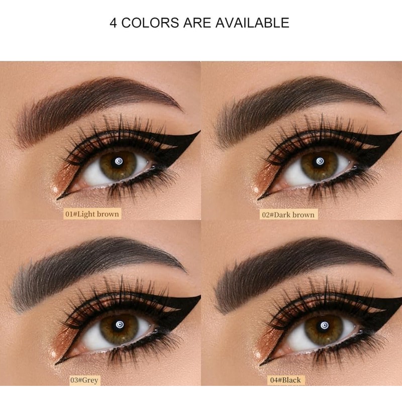 Lápiz de Cejas 2 Piezas, Versión Actualizada 2 en 1