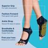 Tucketts Allegro Toeless Non-Slip Grip Socks - Anti Skid Yoga,