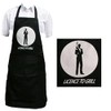 Licence to Grill James Bond Novelty Apron. BBQ or Kitchen.