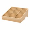 XICHENGSHIDAI 36-Slot Classroom Cell Phone Holder, Wooden Organizer