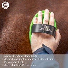 Bense & Eicke Strisce morbide per cavalli in plastica speciale, elastico e morbido, effetto bloccante per rimuovere lo sporco senza plastificanti nocivi, prodotto in Germania